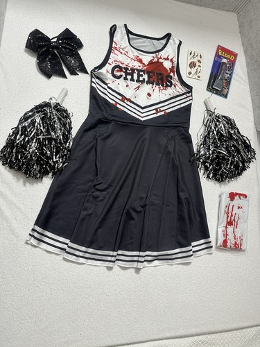 E339 black halloween dress - black, halloween/