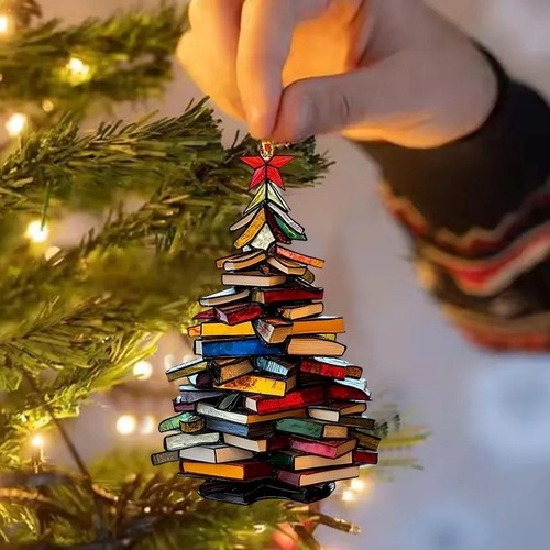 3pcs acrylic book christmas - book,