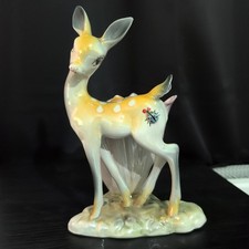 Kitsch Vintage Bambi Deer Ceramic Vase