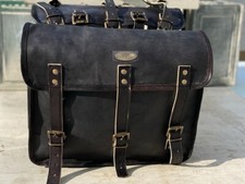 Real Leather Large Saddle Bag