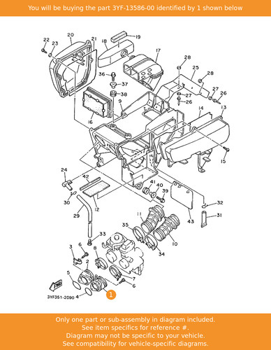 Yamaha joint carburetor 1 - carburetor,