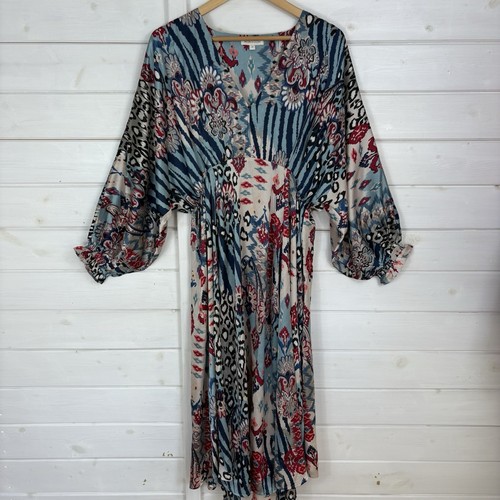 Monsoon dress size medium blue - size,