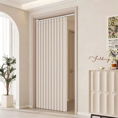 Pvc folding door oak effect - pvc,