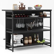 Industrial Wine Bar Cabinet