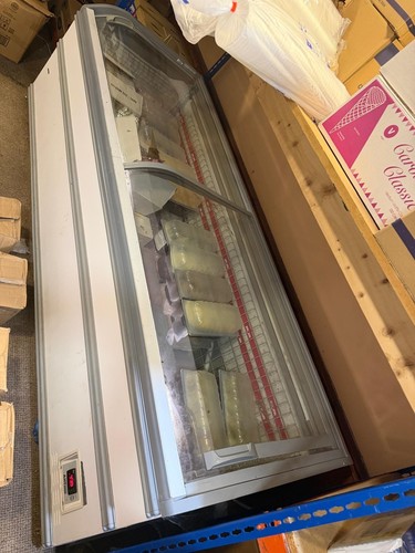 Display chest freezer - chest,
