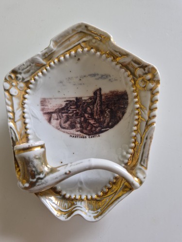 Antique german porcelain pipe - porcelain,