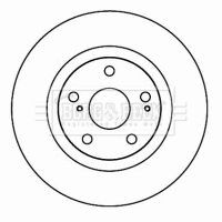 x2 Borg & Beck Front Axle