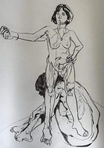 Original art female - art,