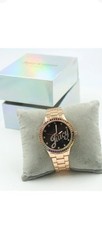 JUICY COUTURE JC1328 Gold Toned Quartz Wristwatch New Battery Fitted 