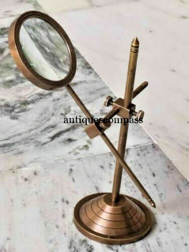 Antique brass table - antique, marine