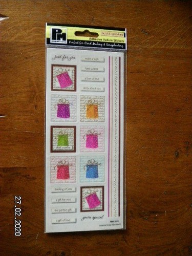 Papermania vellum stickers - papermania,
