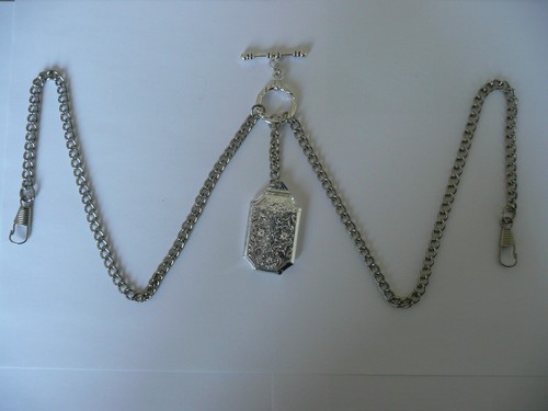 Double albert silver plated - double,