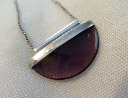 Vintage ladies silver necklace - ladies,