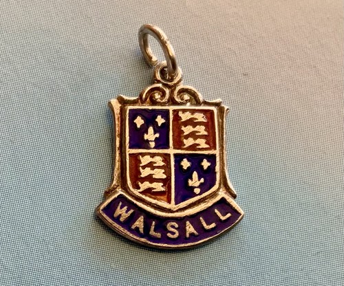 Vintage walsall silver enamel - silver,