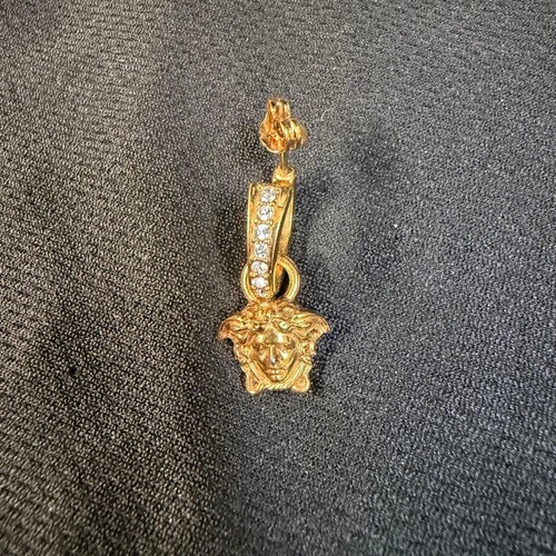 Versace medusa hoop - medusa, earrings