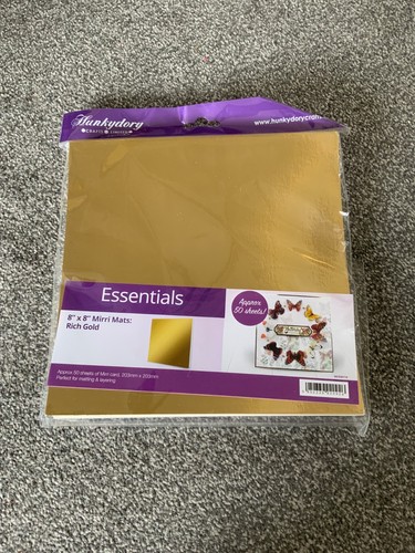 Hunkydory gold mirri mats - gold,