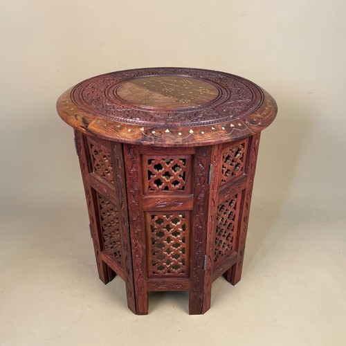 Indian fold down table wooden - down,