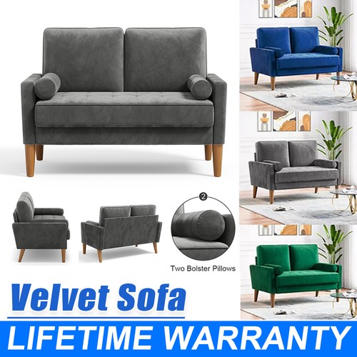 Seater velvet sofa - velvet, 2
