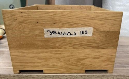 Solid oak dovetail drawer - solid,