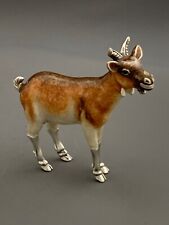 Saturno Silver & Enamel Goat -