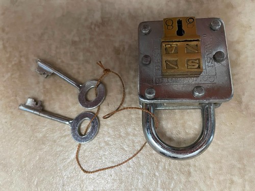 Vintage wasi padlock - with, 2