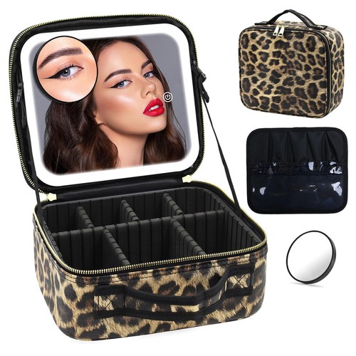 Travel makeup bag - bag, led