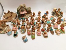 Large Bundle of Vintage Pendelfin Hand Painted Stonecraft Figurines