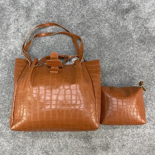 Tan brown croc - tan,