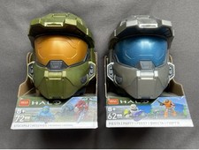 Mega Construx Halo Zone Control Helmet Silver Green