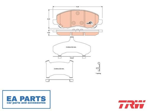 Brake pad set - pad, set,