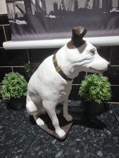 Vintage “His Master’s Voice” RCA Victor Nipper Chalkware Dog HMV Collectible