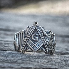 Masonic Ring Men Stainless
