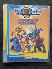 Panini Invizimals Collectable Card Game - New Alliance Binder Full Of Cards