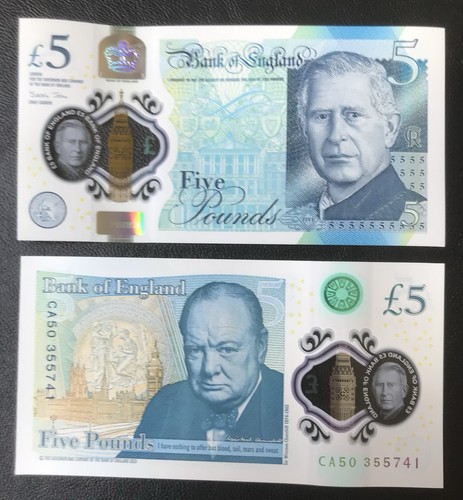 Unc bank england 5 - england, £5
