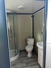 Portable toilet shower cabin - toilet,