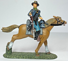 Frontline Figures, Union Trooper With Revolver At The Ready, American Civil War