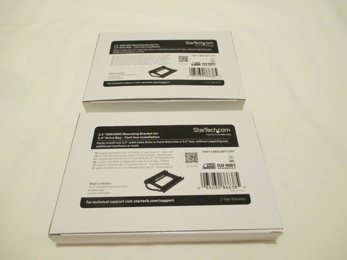 Two startech com - 2.5", hdd