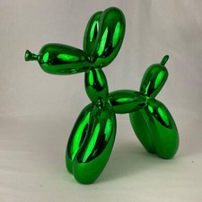 Jeff Koons after Limited Balloon Dog Green Editions Studio Sculpture & COA