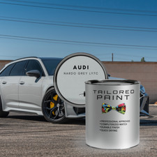 1K Coach Enamel Car Paint 6 Litre Kit Gloss AUDI NARDO GREY LY7C