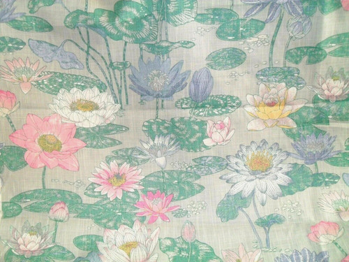 Laura ashley waterlilies pale - laura, "waterlilies