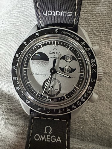 Omega swatch speedmaster - x,