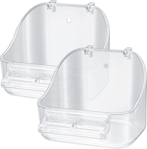 Pcs clear bird bath for - bath,