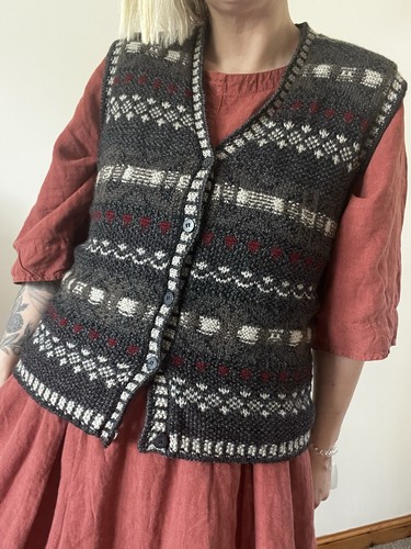 Cottagecore folk patterned - cottagecore,