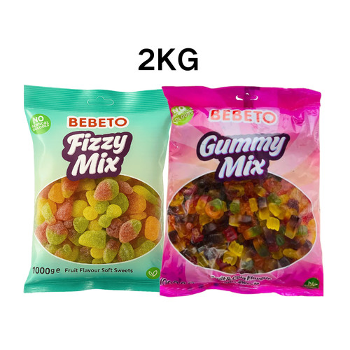 Bebeto 2kg mixed - sweets, bundle