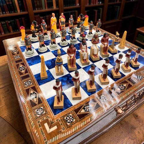 Luxury egyptian roman chess - luxury,