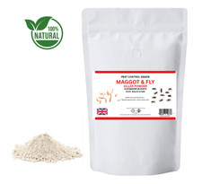 Maggot & Fly Killer Dust Powder Natural & Safe Wheelie Bin Kill Eggs Larvae Flie