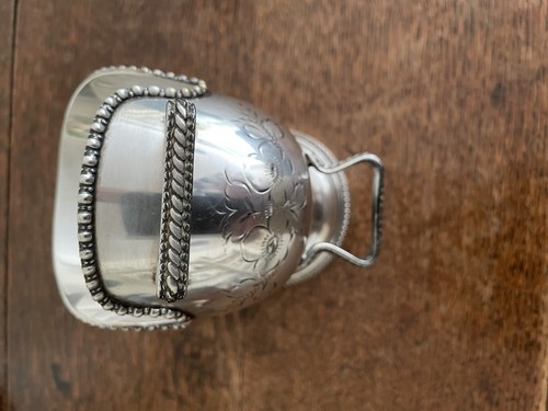 Antique silver plate sugar - antique,