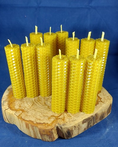 Candles natural beeswax - x,