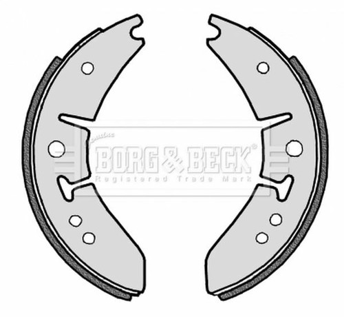 Brake shoes front - brake, for