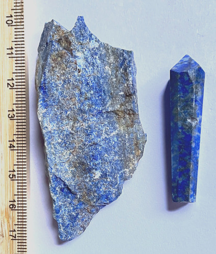 Lapis lazuli raw - raw, slab